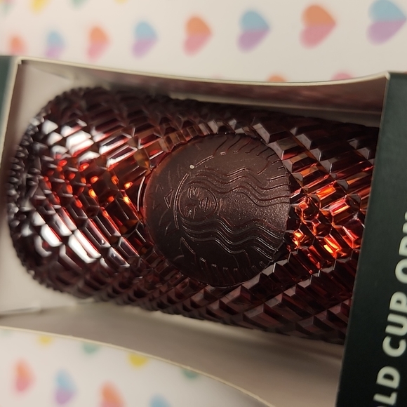 BNIB Starbucks Holiday 2022 Red Cold cup Jeweled Ornament Key Chain Key… - Picture 5 of 7